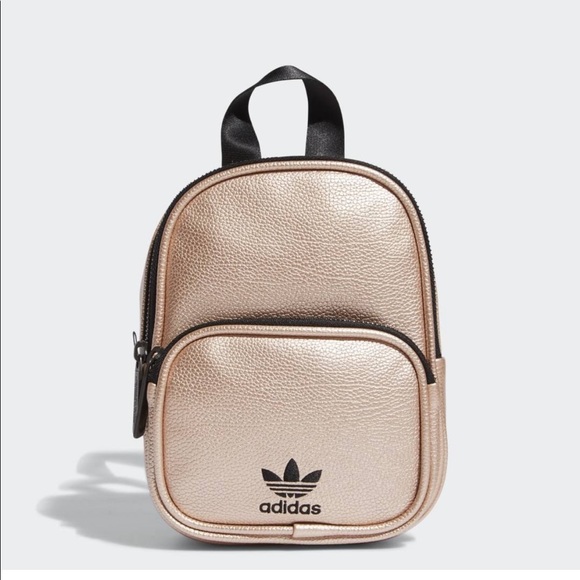 adidas mini backpack faux leather